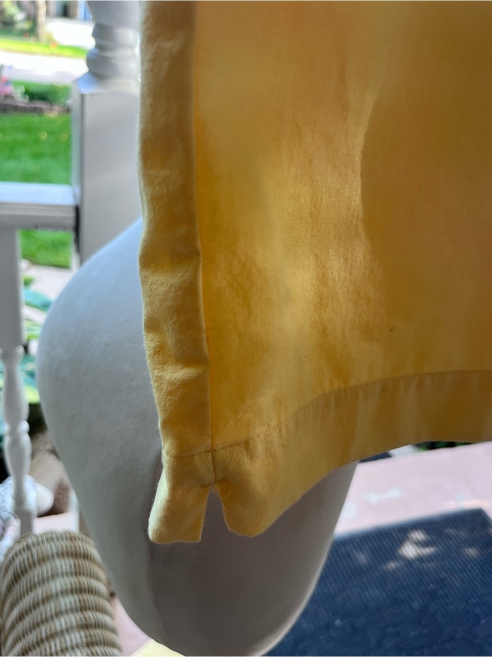 C.C. Hughes Yellow Pull-On Shorts Women’s Plus Size 2X Cotton Blend Retro - Picture 3 of 5